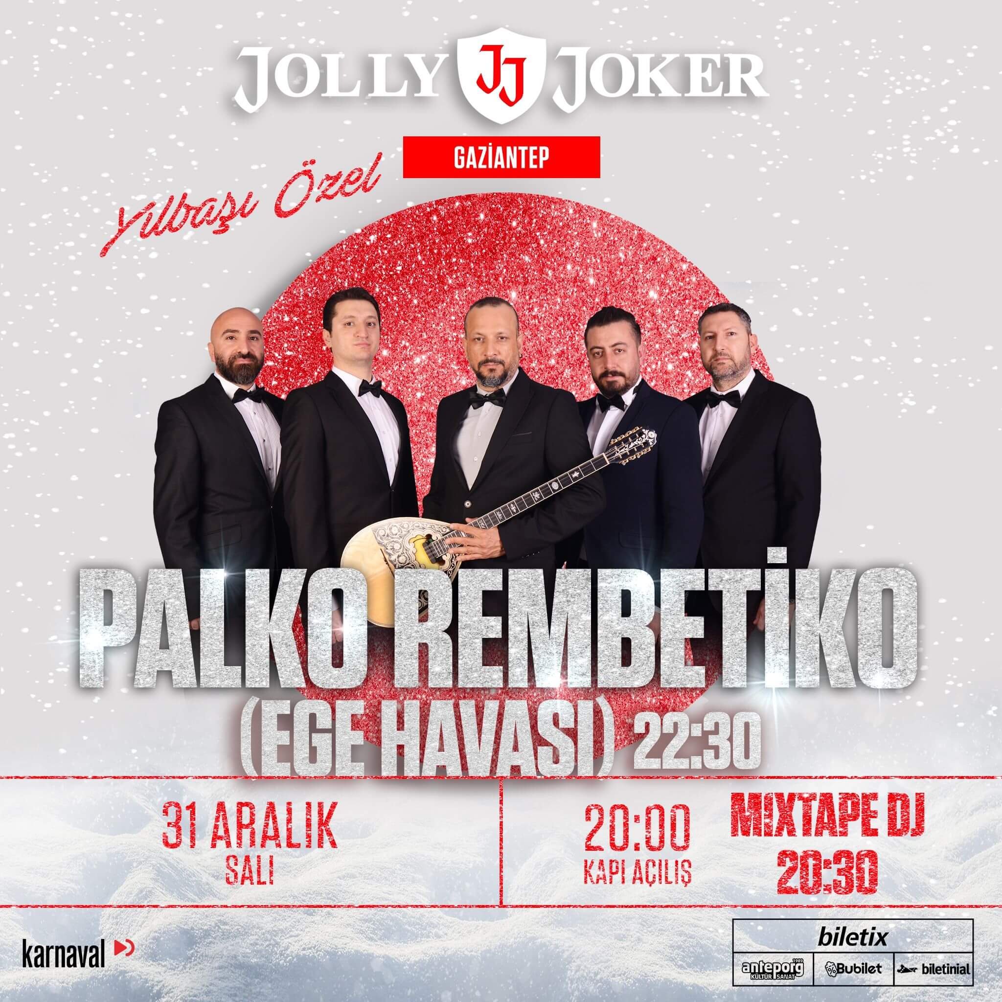 Jolly Joker Gaziantep Yılbaşı Programı 2025