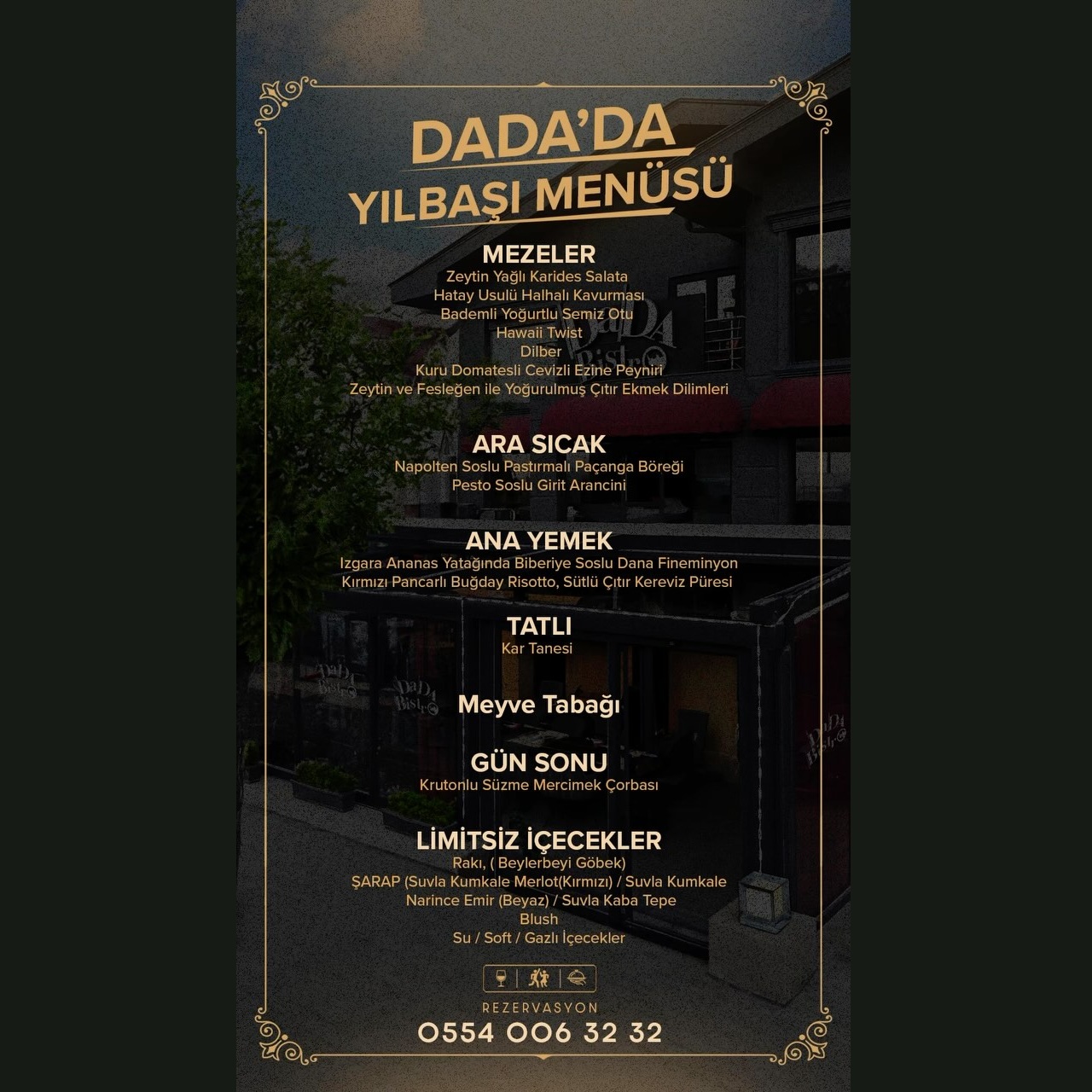 Dada Bistro Ankara Yılbaşı Programı 2025