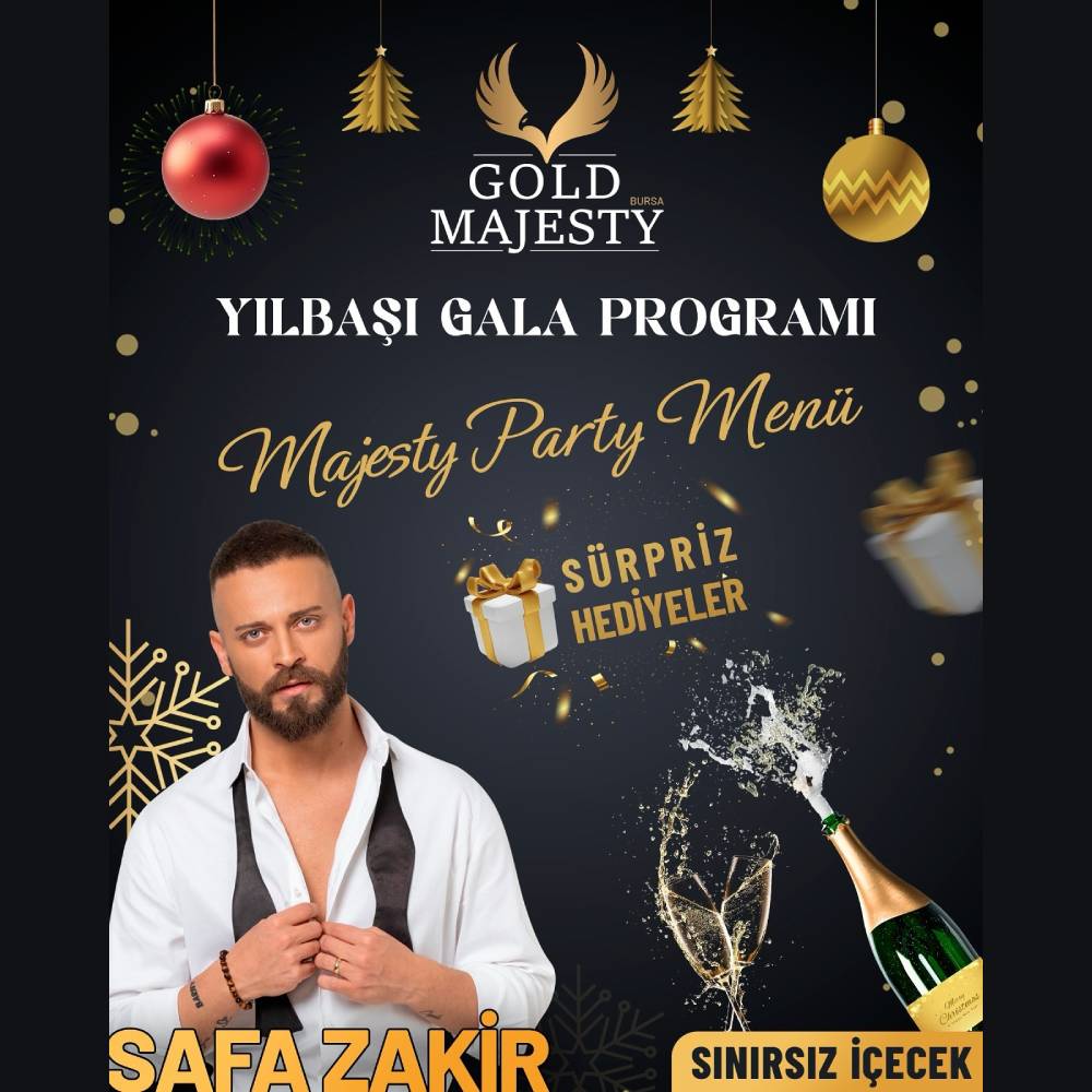 Gold Majesty Hotel Bursa Yılbaşı Programı 2025