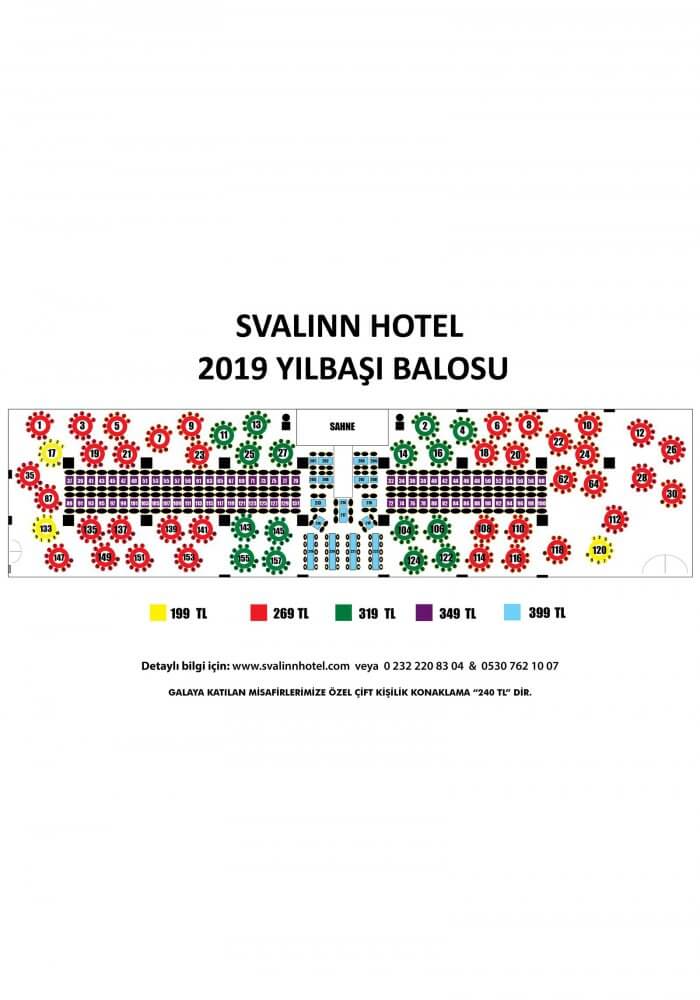 İzmir Svalinn Otel Yılbaşı 2019 - İzmir Gaziemir Yılbaşı 2019