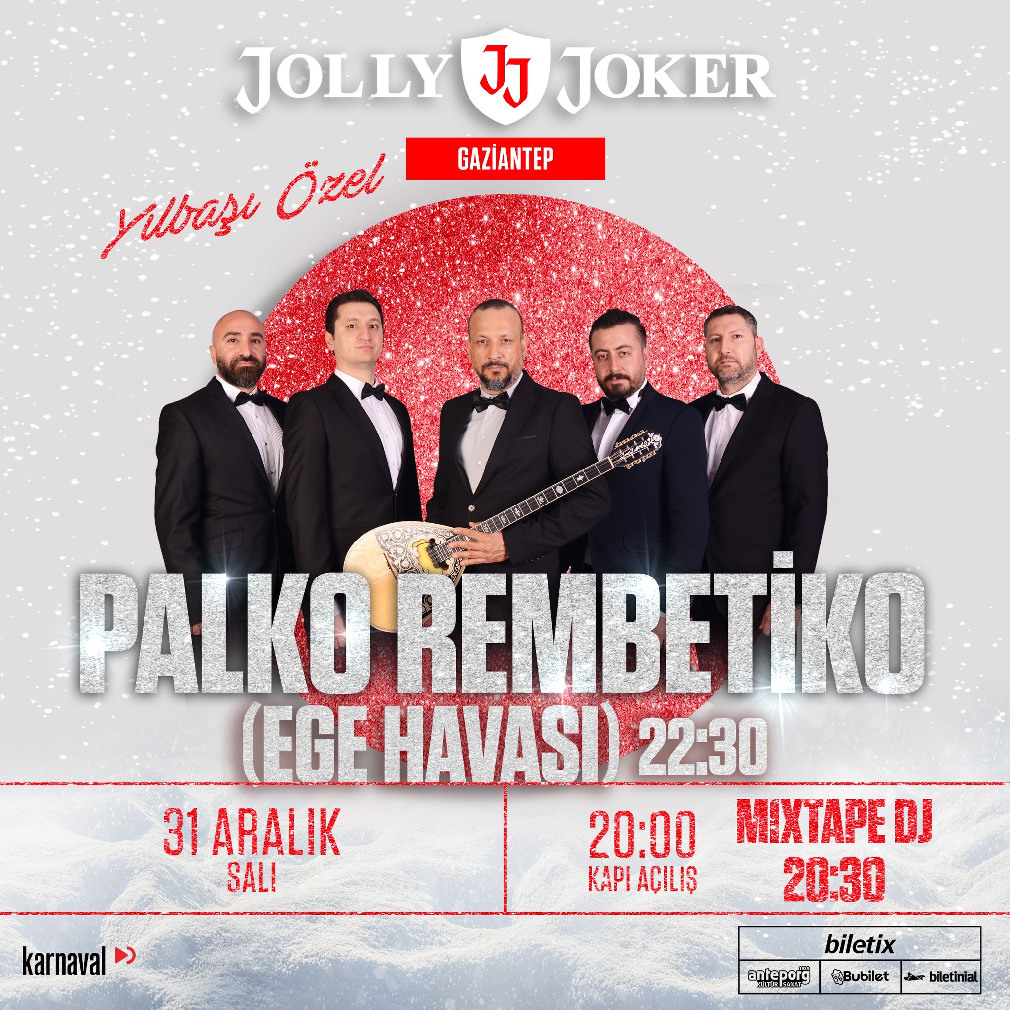 Jolly Joker Gaziantep Yılbaşı Programı 2025