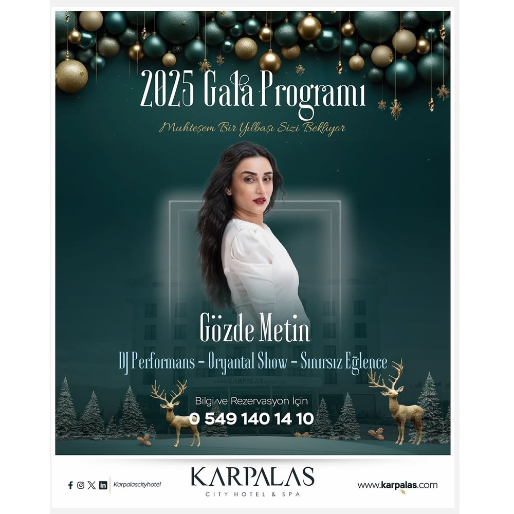 Karpalas City Hotel Bolu Yılbaşı Programı 2025