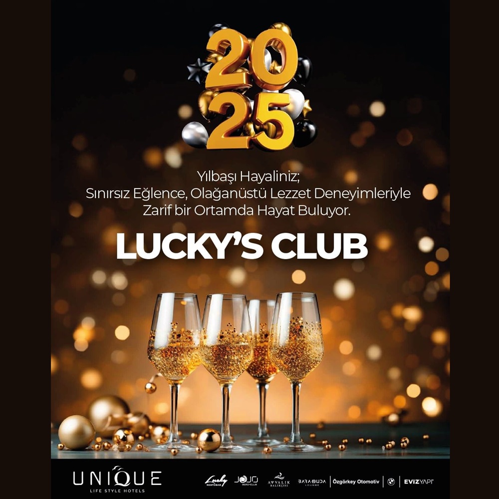 Lucky's Club Restaurant Kuşadası Yılbaşı Programı 2025