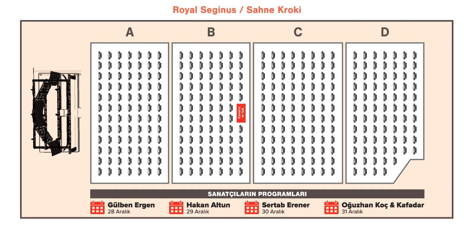 Royal Seginus Hotel Antalya Yılbaşı Programı 2025