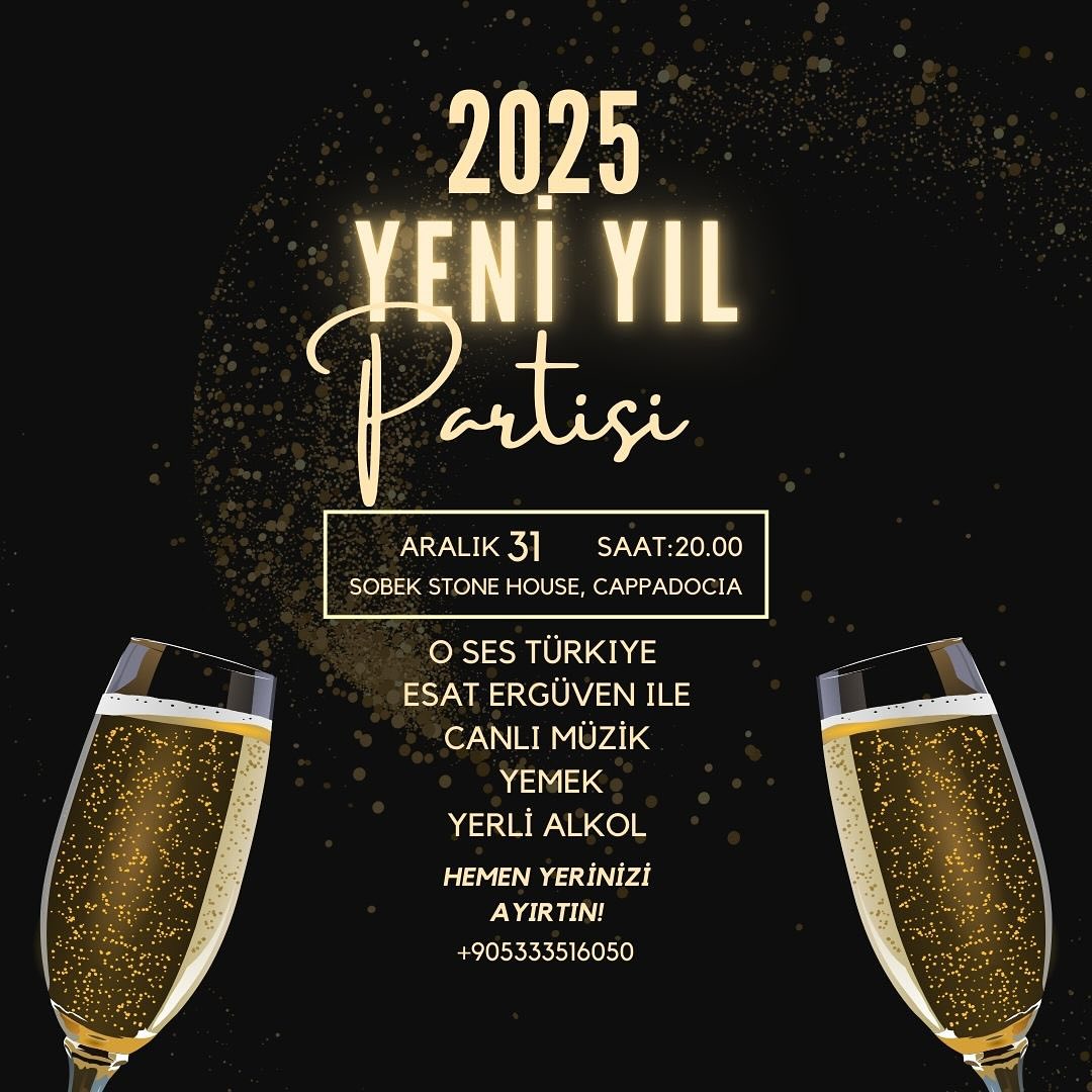 Sobek Stone House Hotel Kapadokya Yılbaşı Programı 2025